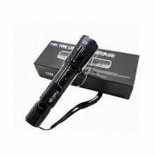 High-Powered Stun Flashlight with Torch Functionality for Personal Safety and Illumination