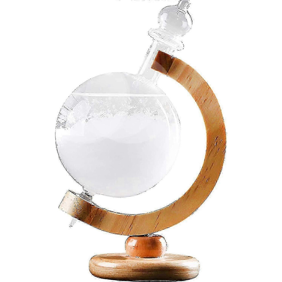 Fuoliystep Weather Station Glass Storm Glass Weather Forecaster Clouds Liquid Barometer Weather Pred 6935159264314