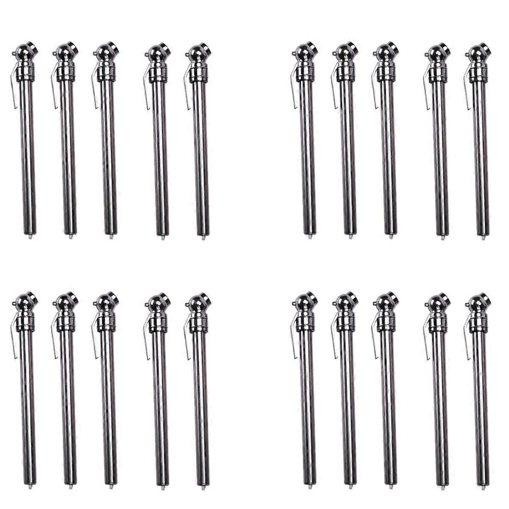 20 Pack Pencil Tire Pressure Gauge 5-50 Psi Universal For Car Motorcycle Bicycle 6935159264260