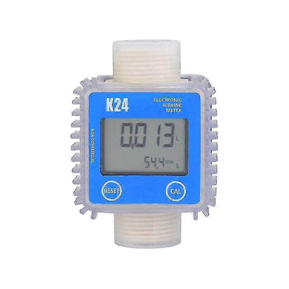 Digital K24 Turbine Oil Fuel Flow Meter Gauge Lcd Fuel Flow Meter Chemicals Water Sea Liquid Flow Me Hwy 6935159264185