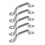 10Pcs Boot Top Pad Auge Deck Schleife Binden 316 5