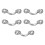 5Pcs Deck Schleife Strap Edelstahl 316 Pad Auge 2