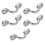 5Pcs Deck Schleife Strap Edelstahl 316 Pad Auge 9
