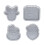 4 Pieces DIY Christmas Style Cookie Cutters Plastic 3D-Type A 1