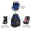 Autositztasche-Rucksack für Flugreisen, 4