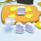 4 Pieces DIY Christmas Style Cookie Cutters Plastic 3D-Type A 7