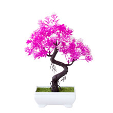 High Quality Plastic Simulated Greenery Table Decors-red lotus