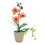 Realistic Artificial Bonsais Orchids Plant with-Spotted orange 1