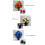 2pcs Durable Artificial Roses Realistic Silk Roses-Red 5