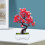 High Quality Plastic Simulated Greenery Table Decors-red lotus 5