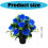 2pcs Durable Artificial Roses Realistic Silk Roses-Red 2