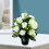 2pcs Durable Artificial Roses Realistic Silk Roses-Red 6