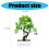Easy to Maintenance Small Artificial Plant Decorative-Blue 4