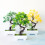 Easy to Maintenance Small Artificial Plant Decorative-Blue 6