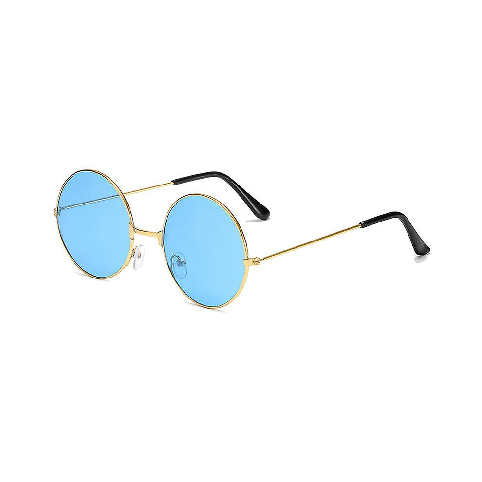 Kikidex (As Show, One Size) Retro Mini Hippie Round Steampunk Polarized Beach Sunglasses