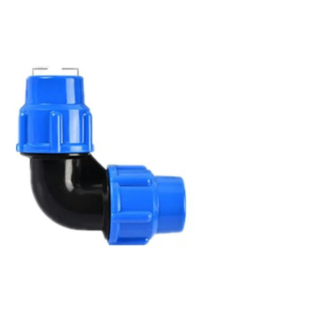 Fast Joint Elbow Plastic Pe Pipe Fittings Blue Cap 16Mm 20Mm 25Mm 32Mm 40Mm 50Mm 63Mm For Tap Water Irrigation 9393856736669