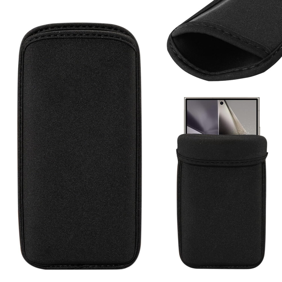 Neoprene Mobile Phone Pouch Unisex Shockproof Sleeve 2Pc For Xperia 1 / 10 Plus Iphone 16 Pro Max / 16 Plus Mate 20X 7.2Inch 9067246413972