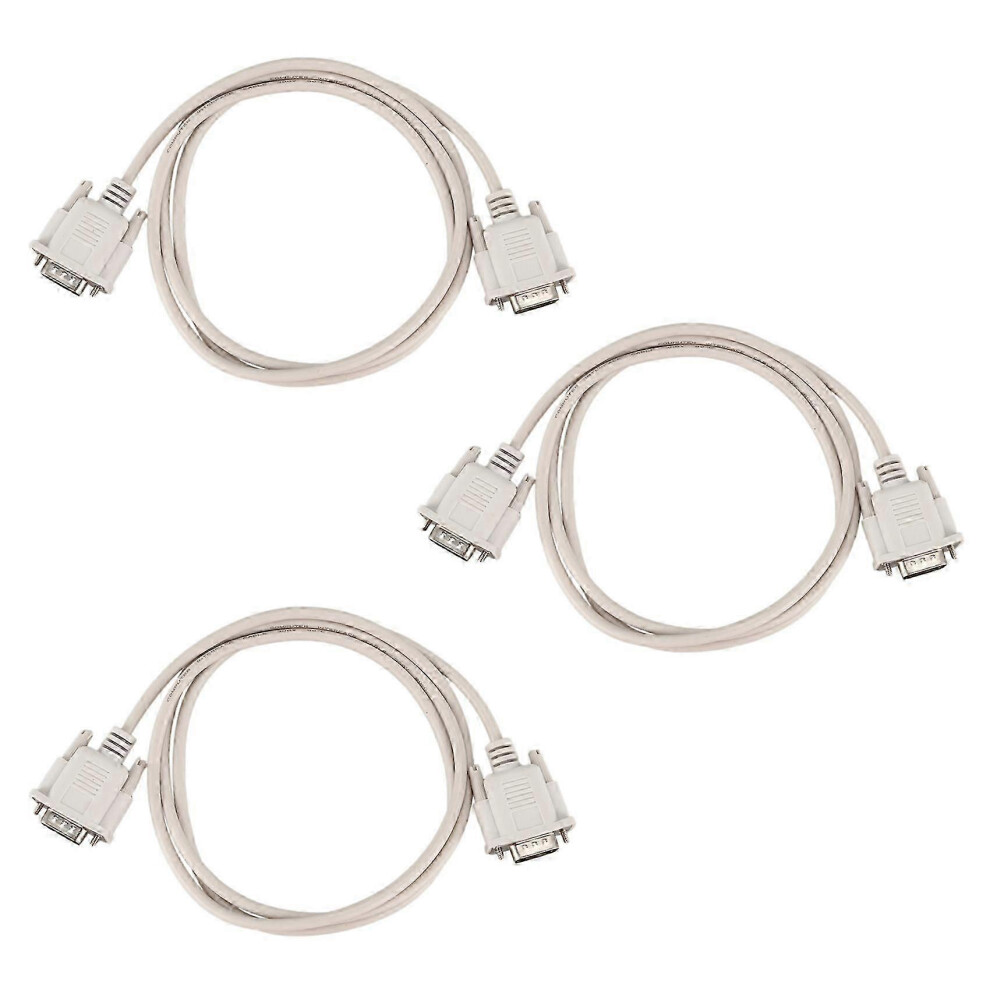 RS232 DB9 9-pin male to VGA 15-pin male video adapter cable (1.4 m)