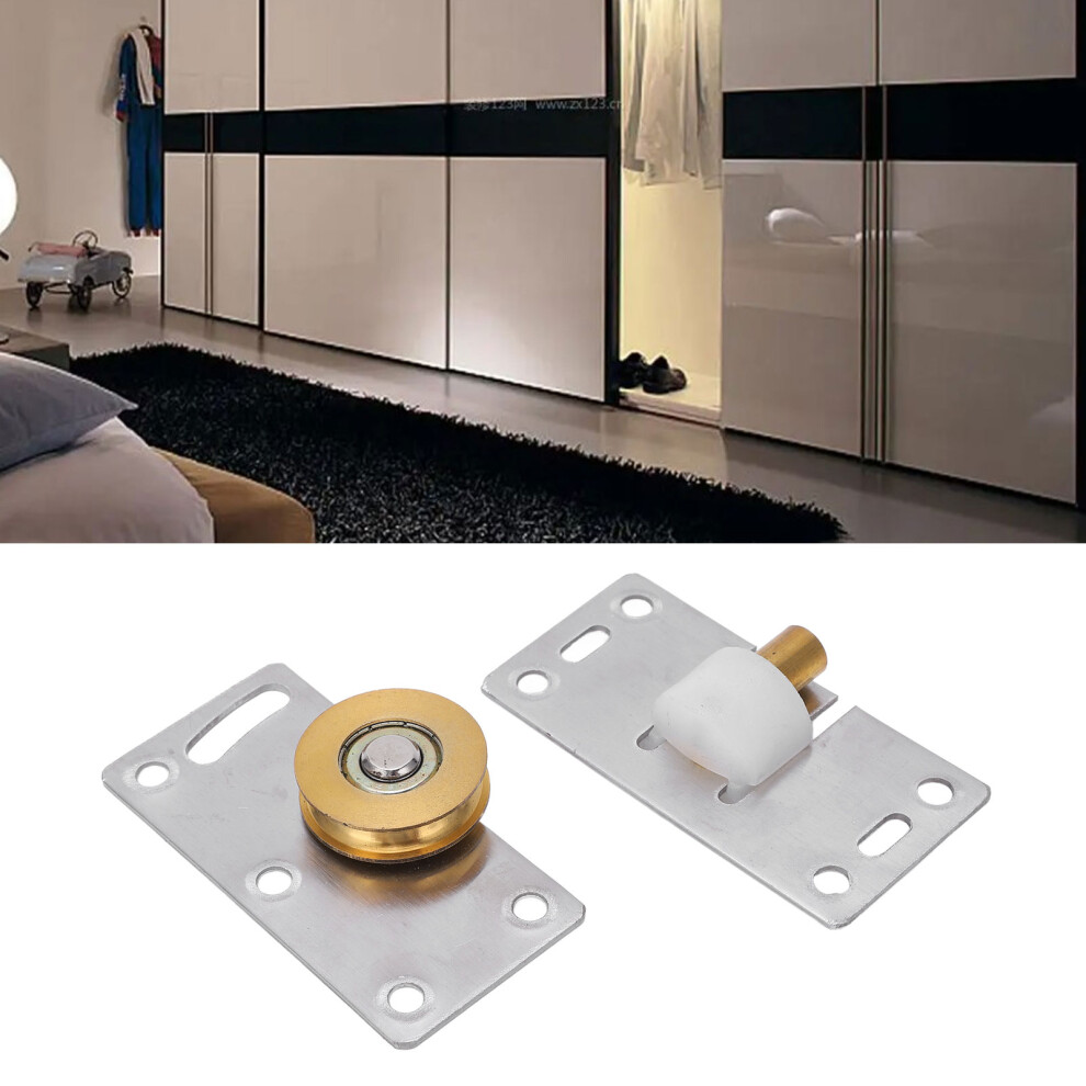 Sliding Door Roller Brass Stainless Steel Pulley 30Mm Od For Wardrobe & Closet 7901356557701