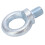 2PCS M22 Galvanized Carbon Steel Lifting Eye Bolts, Deep Threaded 6