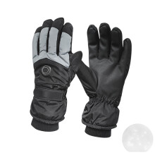 Heated Gloves 5000mAh Battery-Gray black Heating sheet gloves