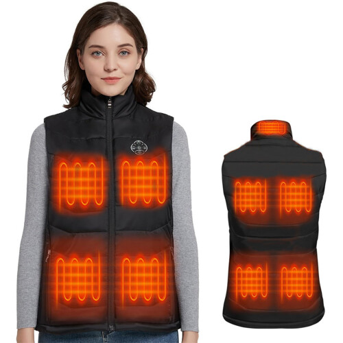 Thin Environmental Friendly Heated Waistcoat Rapid Heating-XL