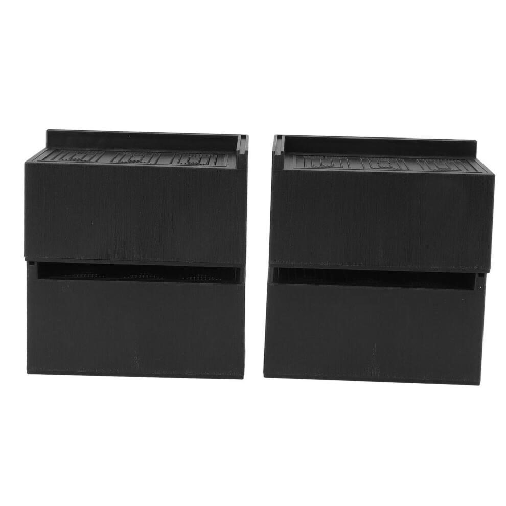 4Pcs Black Furniture Riser 3In Enlarged Widened Rubber Leg Mat For Home 6941356560128