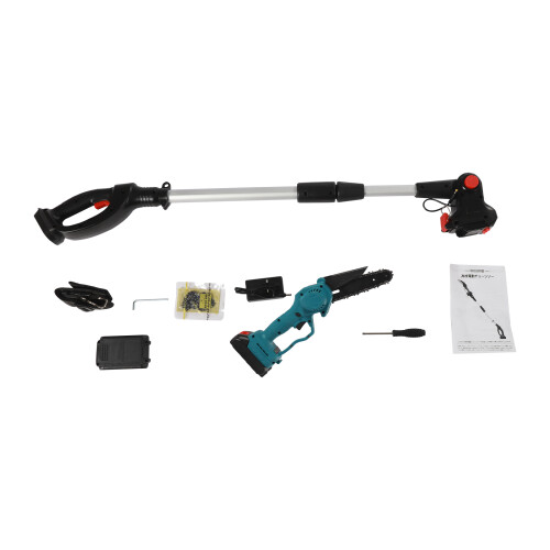 2 in 1 Electric Cordless Chainsaw 6-inch 2