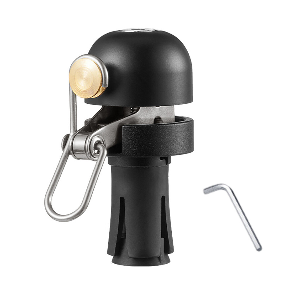 Coppers Alloy Bicycles Bells Super Loud Bike Safety- Black 7704000063555
