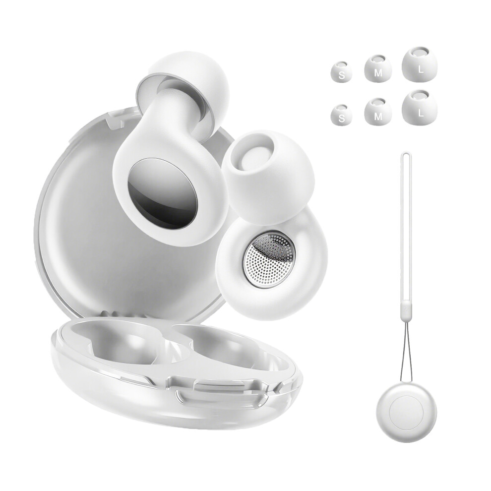 White Reusable Earplug For Work Study Sleep Construction
