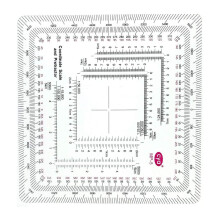 Square Ruler Coordinate Grids Reader Protractors Coordinate