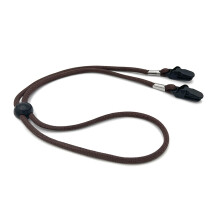 Windproof Hat Strap Outdoor Hat Wind Clip Lanyard Rope-Brown