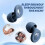 Earplug Reusable Silicone Earplugs with Storage Case-Black 7