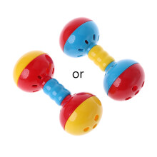 Parrot Chew Toys Colorful Dual Balls with Bell Bird-S