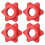 4Pcs Anti-slip Weight Lifting Fix Dumbbell Dumbbell Nut-Red 1