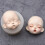 Baby Face Silicone Molds Baking Tools Handmade Doll Head Clay 7