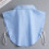 Triangle Shape False Collar Summer Spring Woman-Light Blue 4