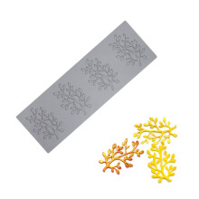 Leaf Shape Silicones Molds Chocolate Dessert-4