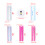 Knitting Needle Gauge Ruler Circle-Thickened Ruler Pink 4