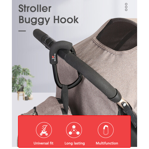 Kinderwagenhaken, Kinderwagen-Organizer-Haken, 2