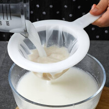 (Strong White, one-size) 1 Piece Mesh Filter Spoon, Ultra-fine Mesh Strainer, Handheld Mesh Filter For Soy Milk Coffee Milk Yogurt, Kitchen Utensils