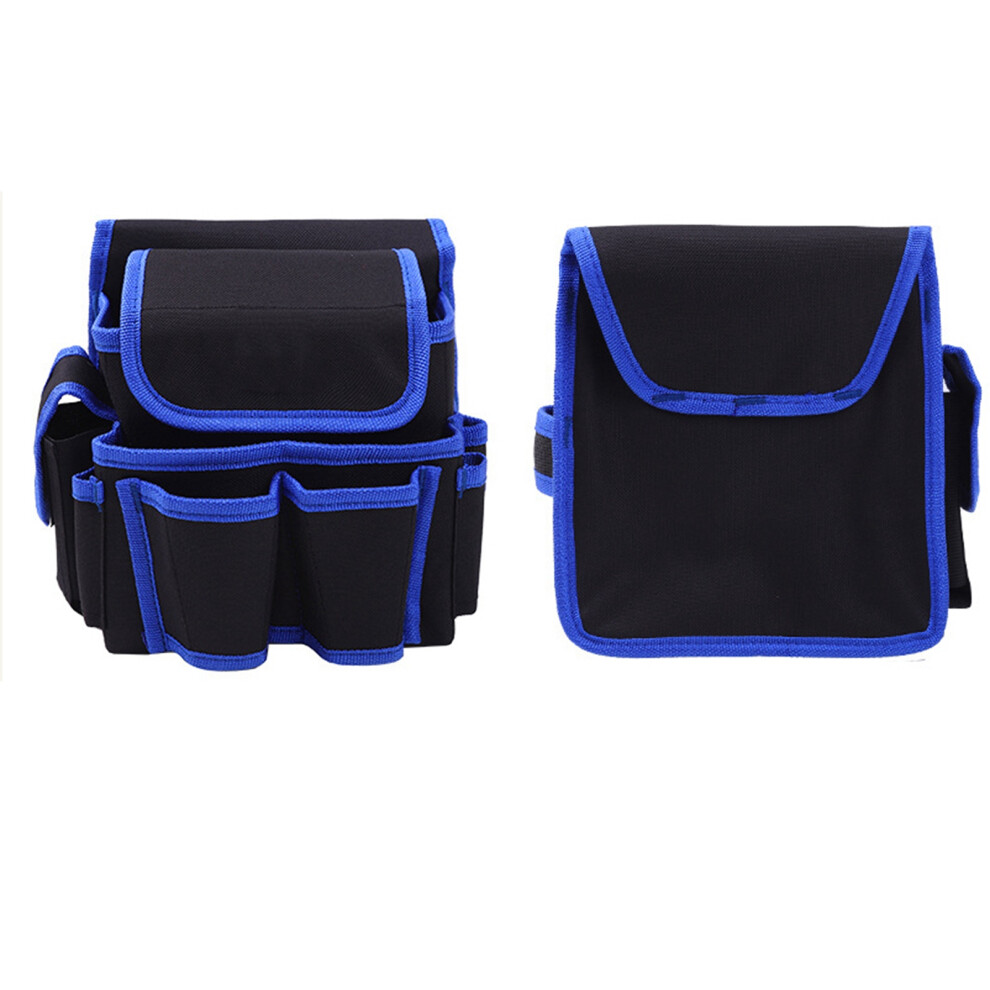 Multifunctional Electrician Tool Bag Oxford Cloth 23X13x22cm Blue L101 4121356563431