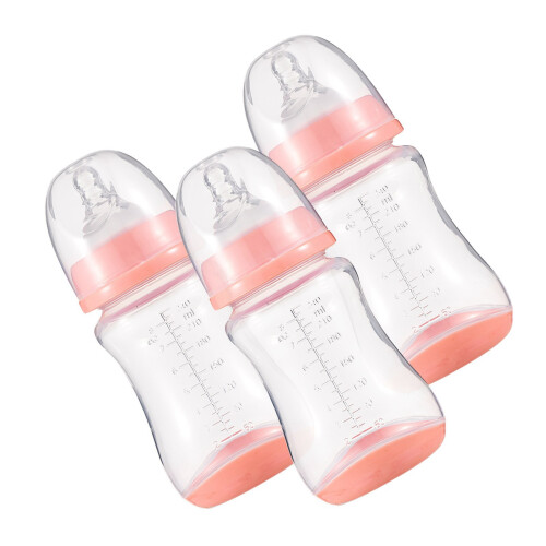 Babyflaschen mit Silikonsauger und 2