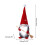 Nice Swedish Gnome Plush Sweeping Gnome with Broom Figurine-Red 2