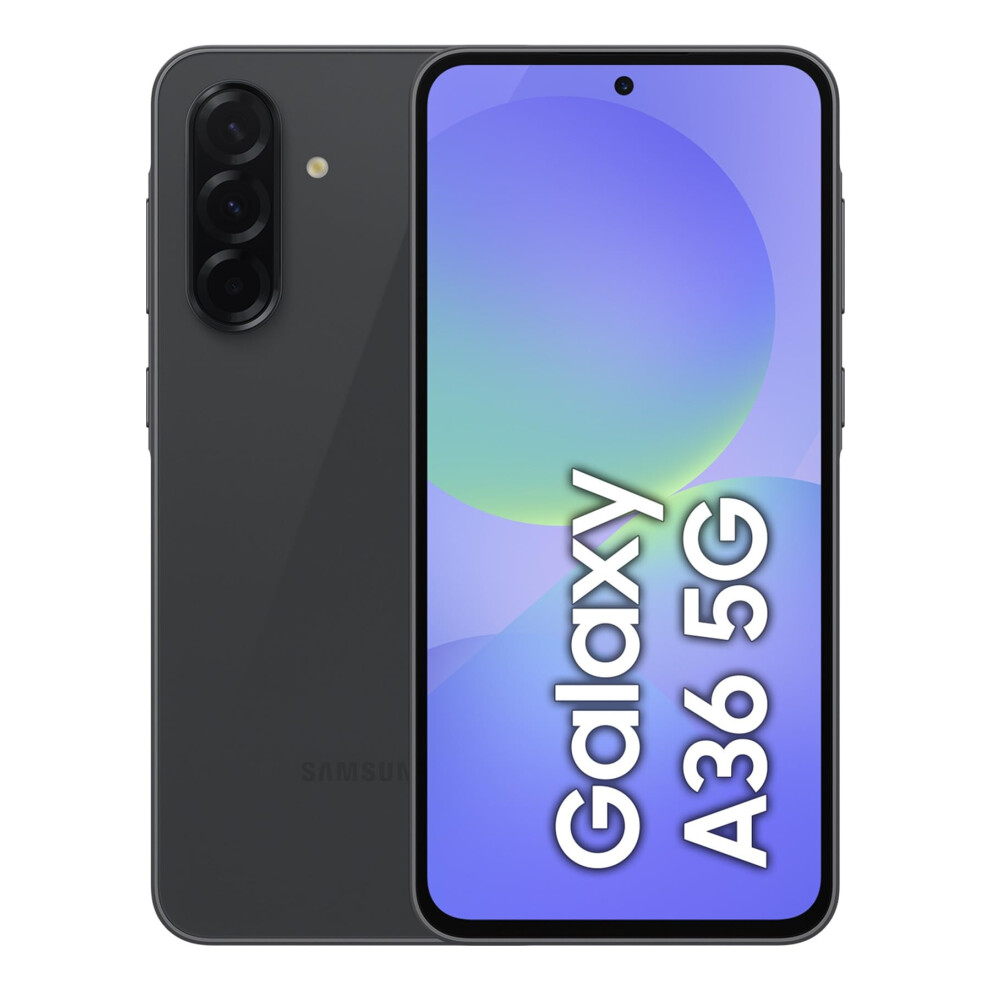 Samsung Galaxy A36 (A366b-Ds, 5G) (128Gb+6Gb, Awesome ) Black