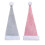 Long Christmas Hat Christmas Party Hat Plush-Pink Double layer 2