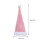 Long Christmas Hat Christmas Party Hat Plush-Pink Double layer 4