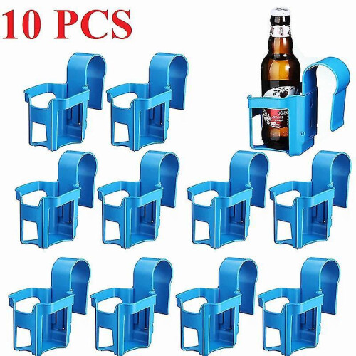 (10pcs blue)Car Drink H Hanging Container Hook Hook Ow Dash Mount Outlet Drink H Bracket Car Accessories - Drinks Hs