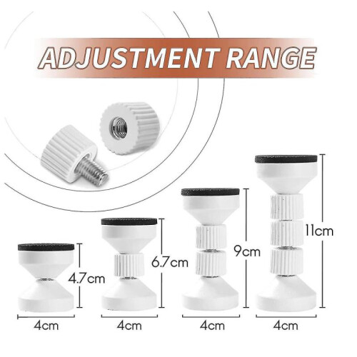 Adjustable Threaded Bed Anti-shake Tool for Bedheadboard Stoppersprevent Loosening Anti-shake Fix 2