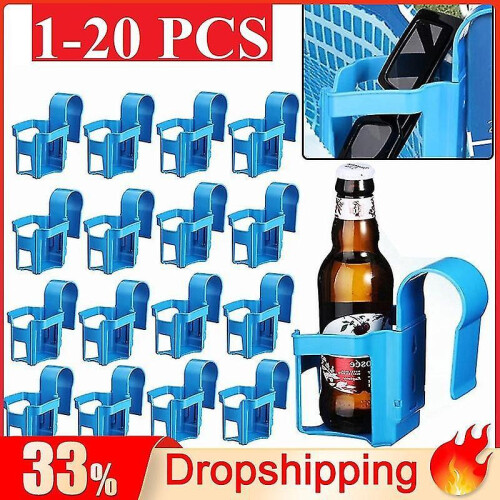 (8pcs blue)Car Drink H Hanging Container Hook Hook Ow Dash Mount Outlet Drink H Bracket Car Accessories - Drinks Hs 1